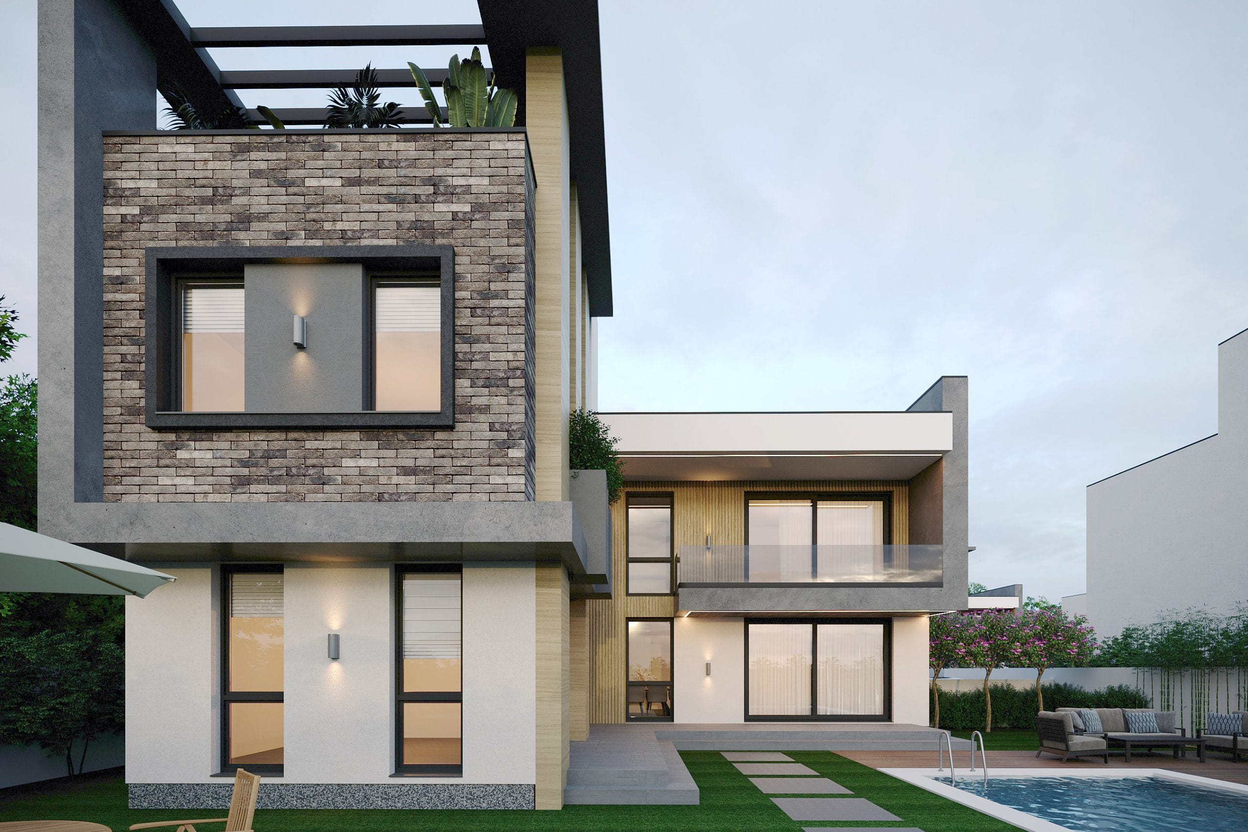 Modern Exterior Rendering