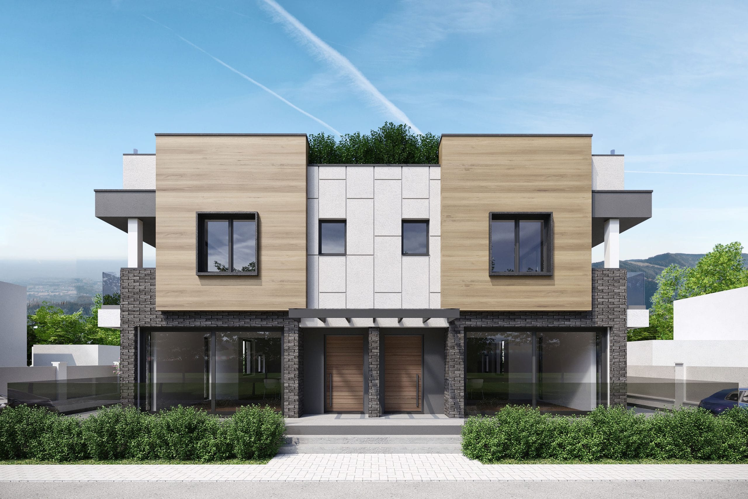 Modern Residence Rendering