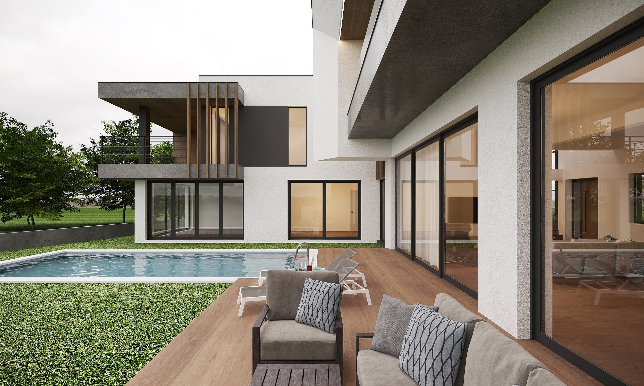 Modern Exterior Rendering