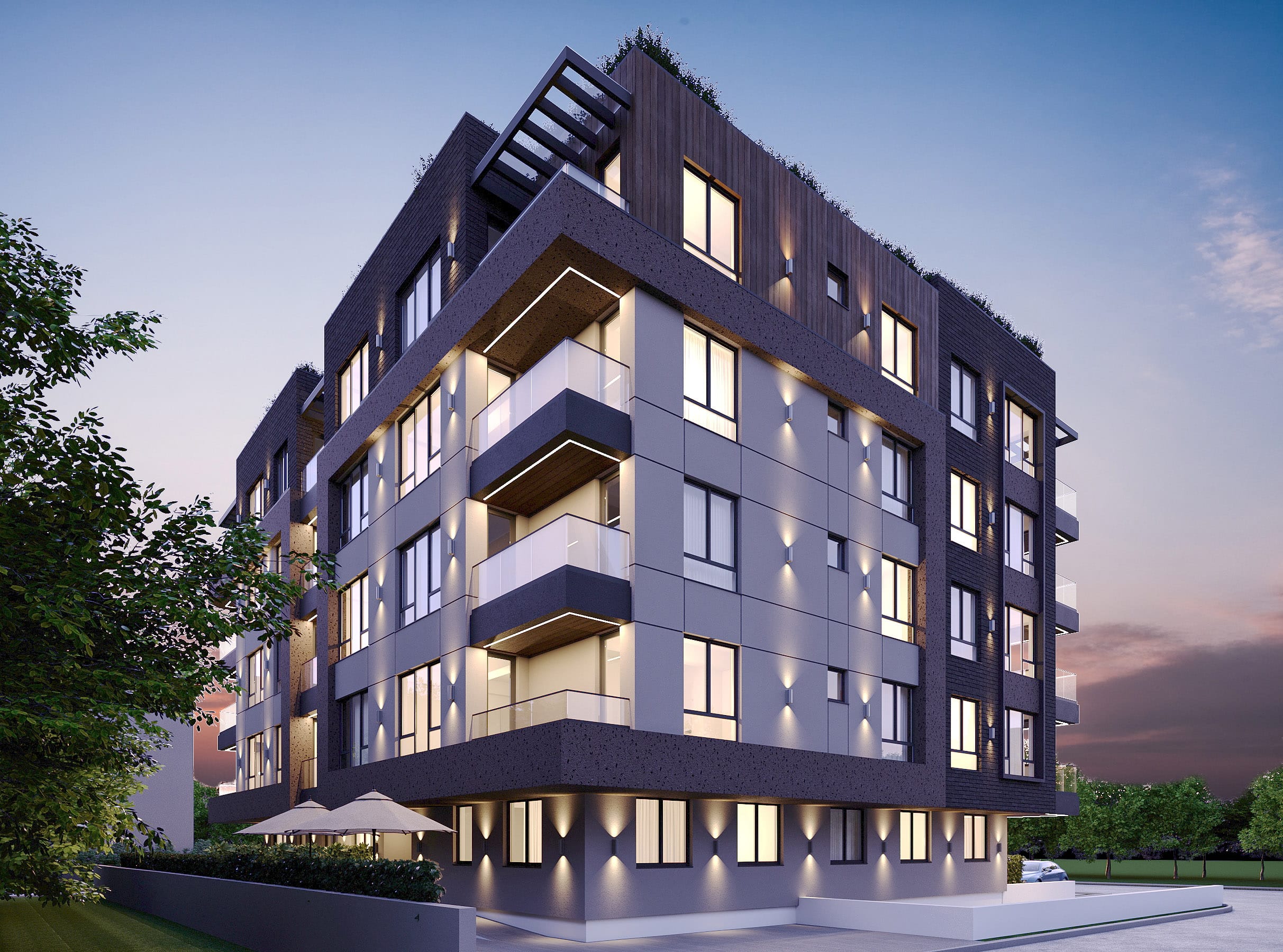 Modern Exterior Rendering