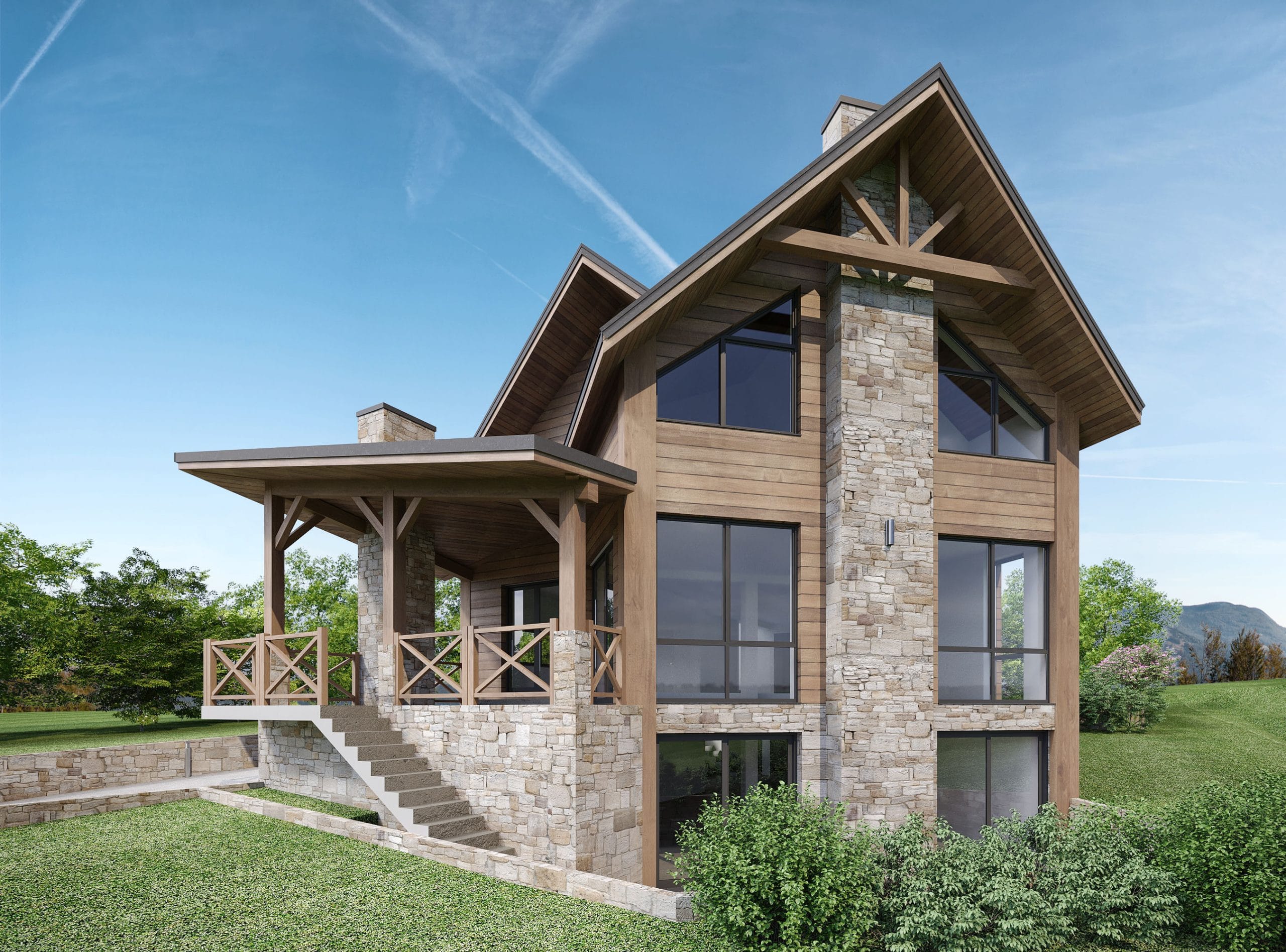 Modern Exterior Rendering