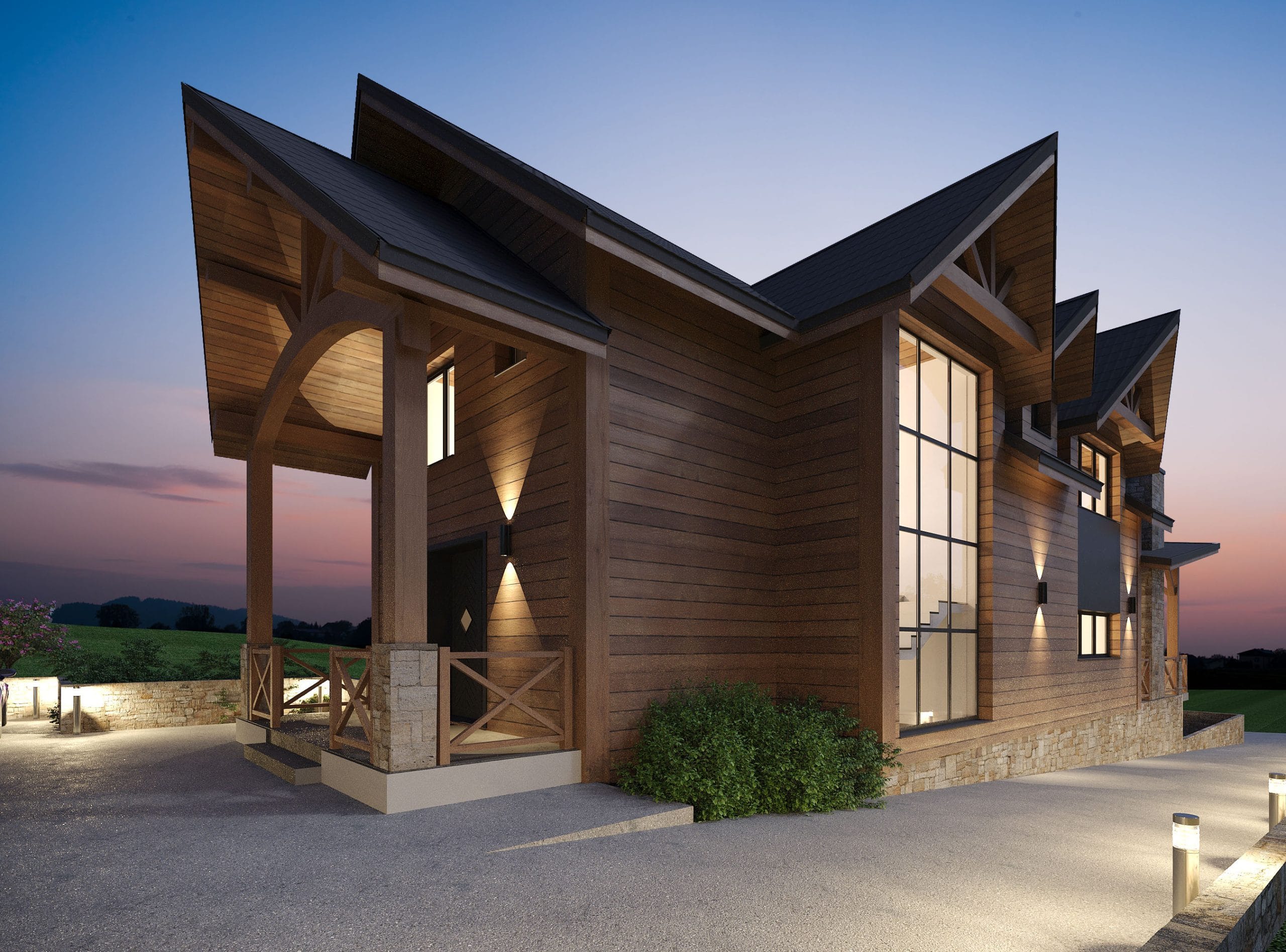 Modern Exterior Rendering