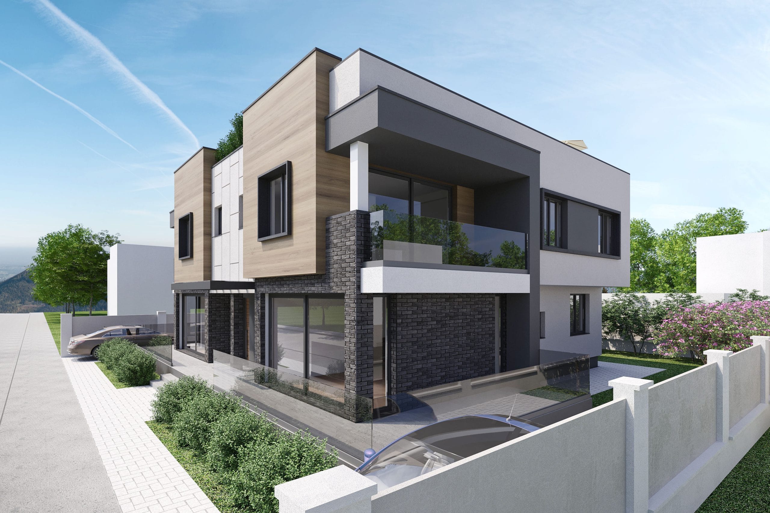 Modern Residence Rendering