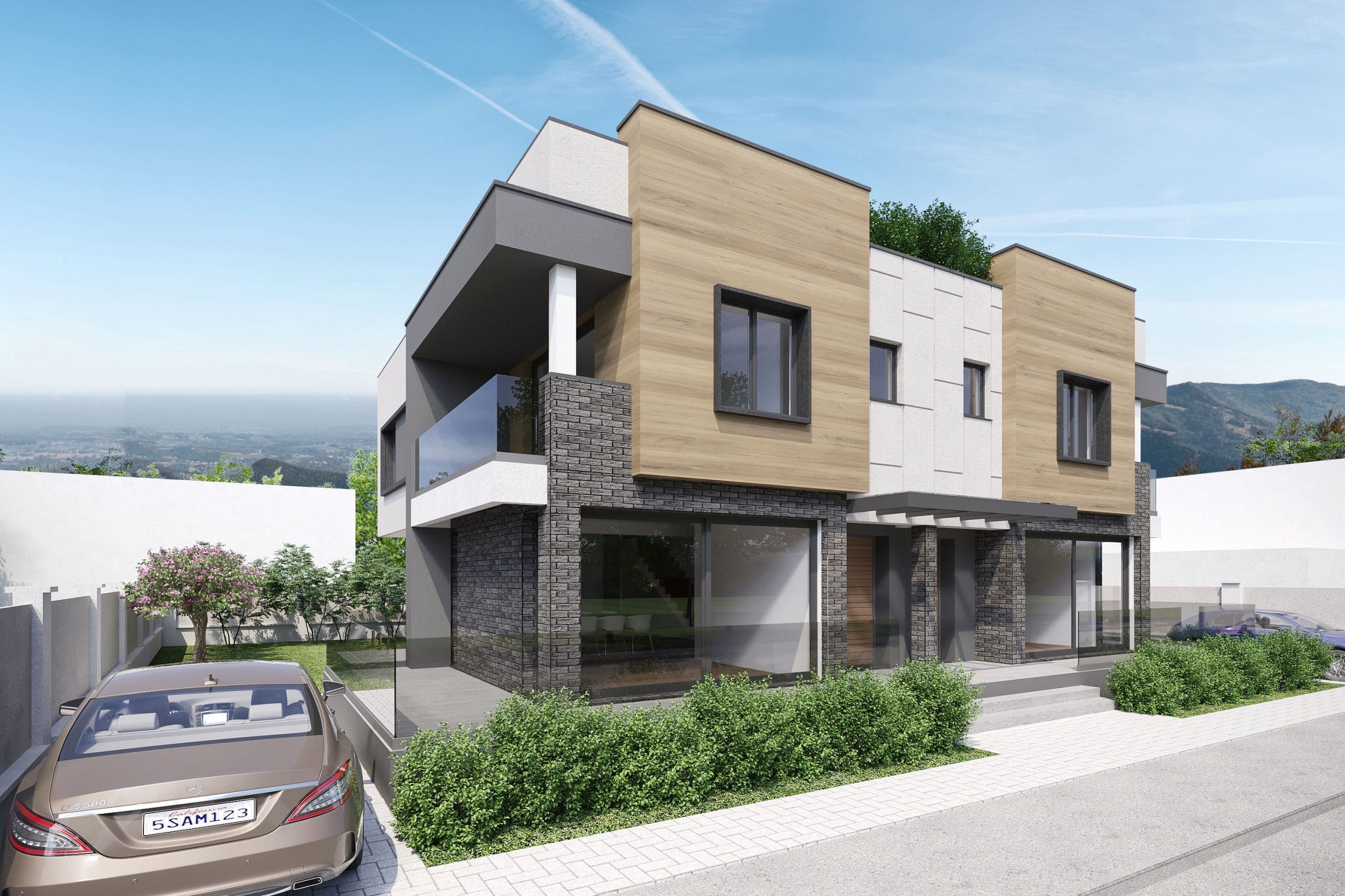 Modern Residence Rendering