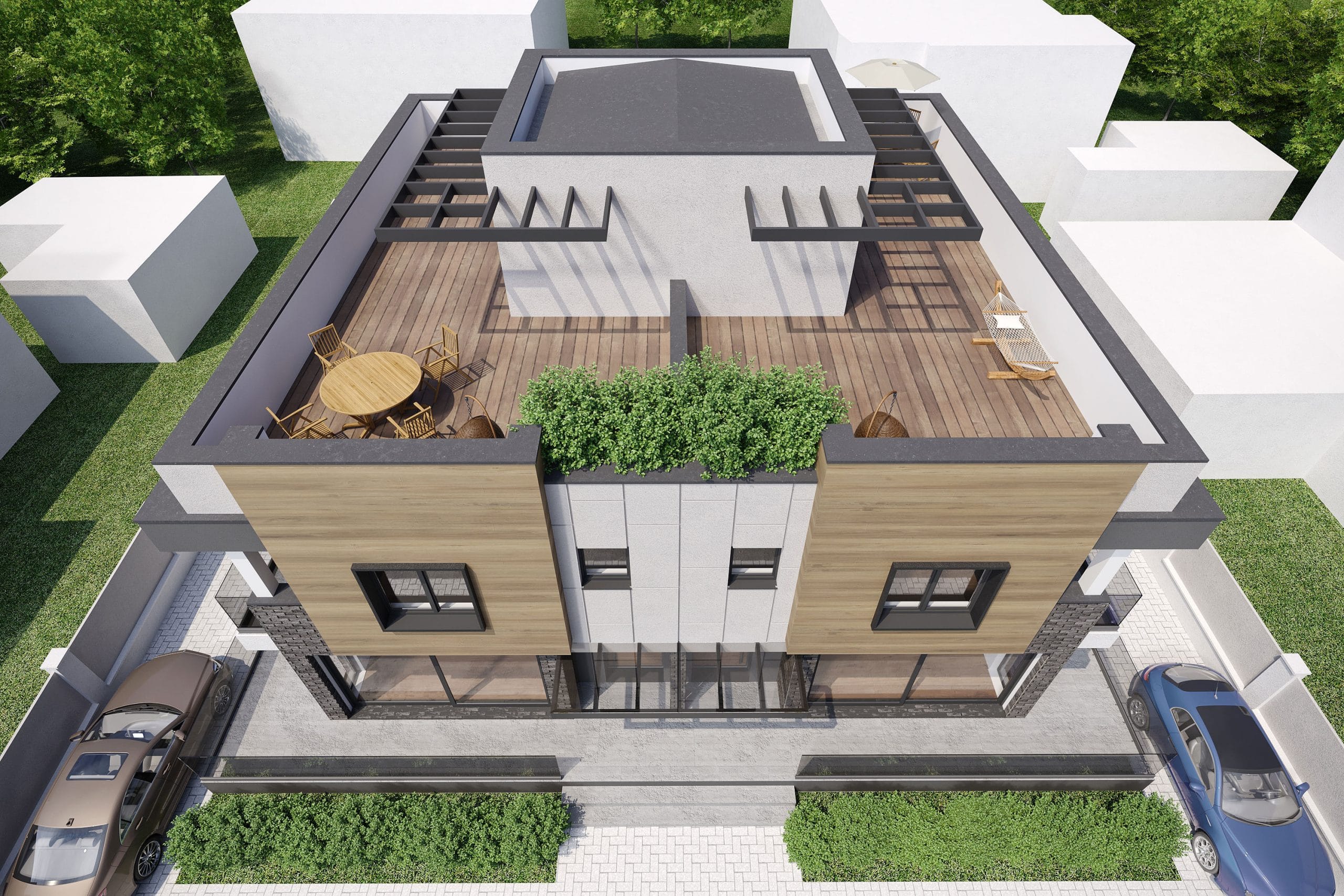 Modern Residence Rendering