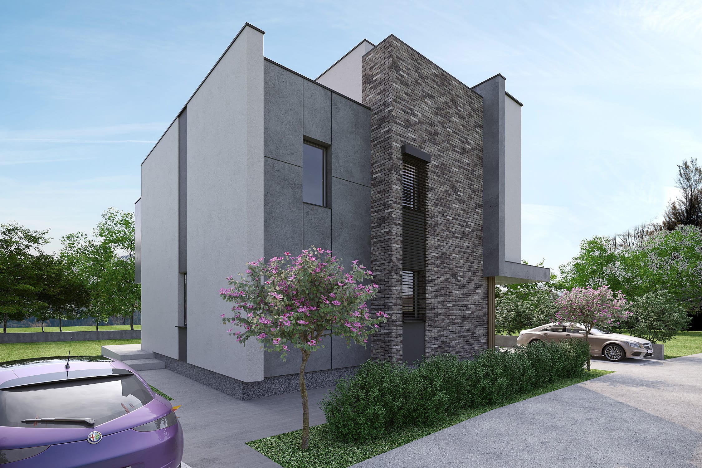 Modern Exterior Rendering