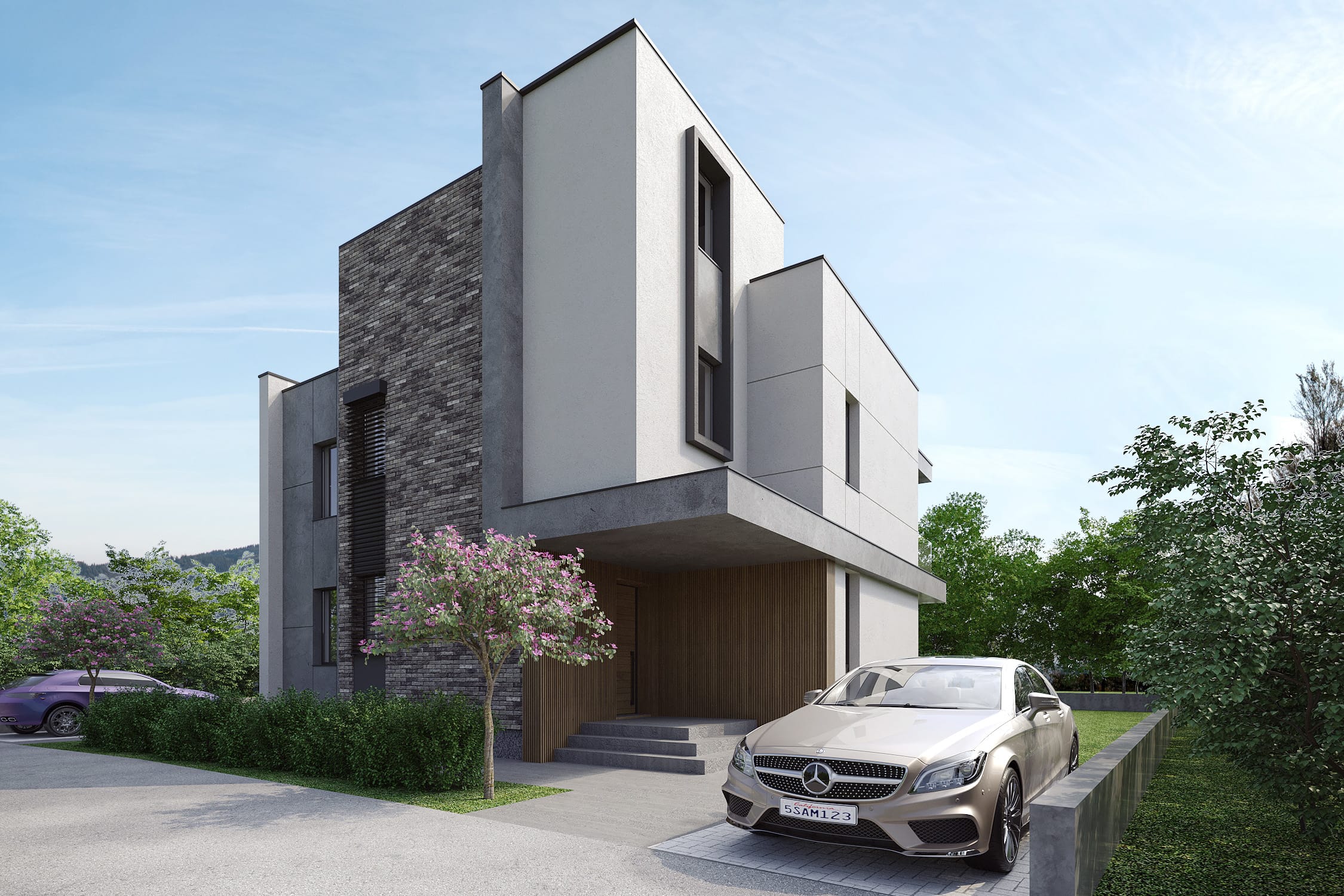 Modern Exterior Rendering