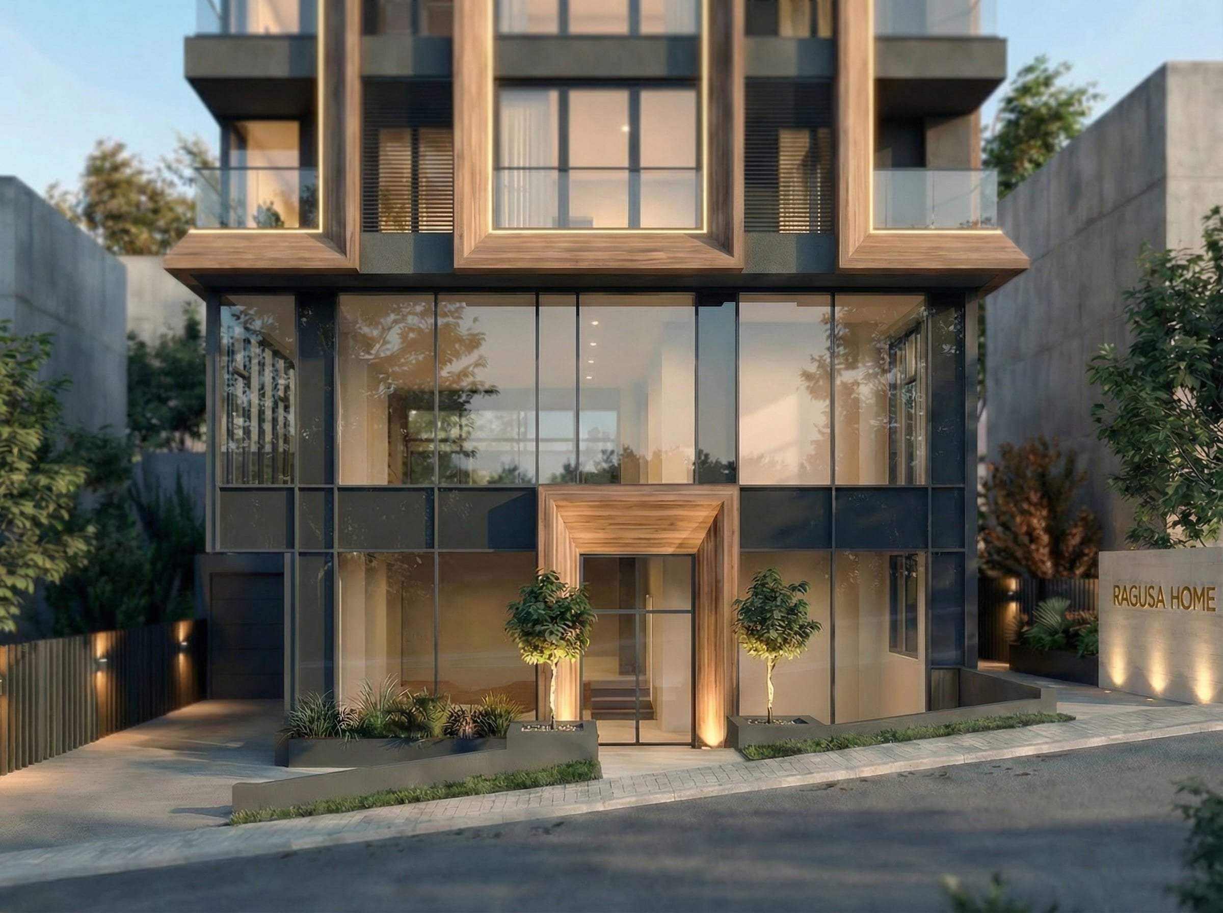 Modern Exterior Rendering